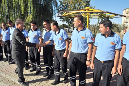 Başkan Oğul'dan itfaiyecilere ziyaret