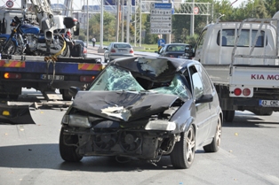 Otomobilin çarptığı yaya öldü