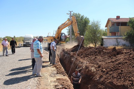 Kasabaya görüntüleme sistemli altyapı