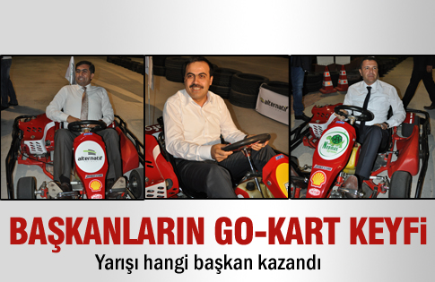 Başkanların Go-Kart keyfi