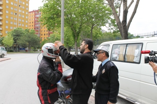 Motosikletlere sıkı takip