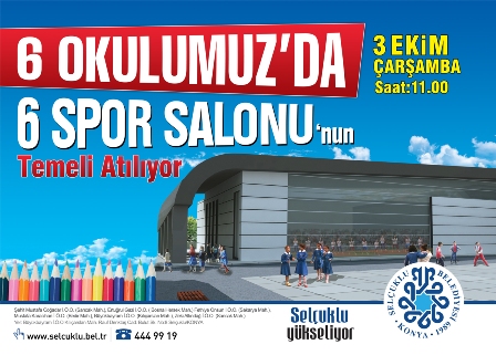 6 okula spor salonu