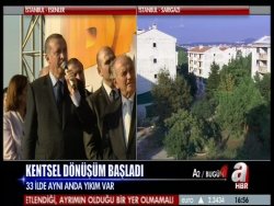 33 ili kapsayan dönüşüm projesine Erdoğan start verdi