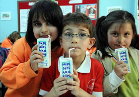 Artık her öğrenciye süt yok