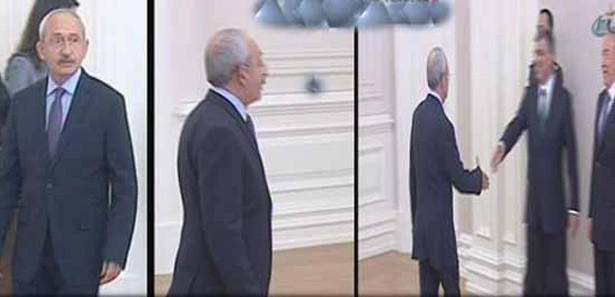 Kemal Kılıçdaroğlu Köşk'te yönünü şaşırdı