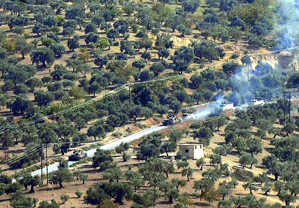 Suriye ordusu Derkuş'a saldırdı
