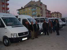 Minibüsçülerin sorunu giderildi