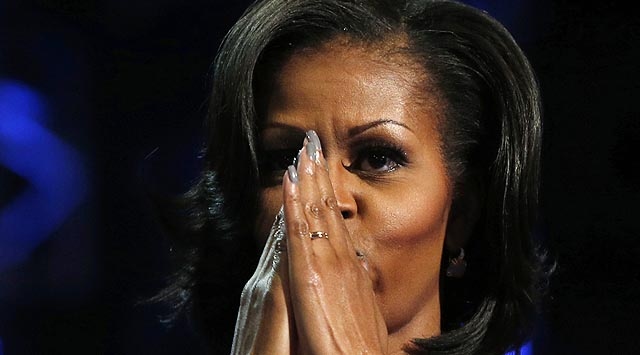 Michelle Obama'nın konvoyunda kaza