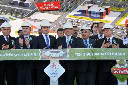 Konya'da Yeni Stadyum'un temelli atıldı