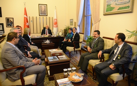 Suriyeli muhalifler Kabakcı'yı ziyaret etti