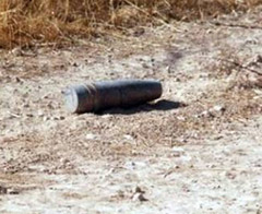 Sağlık Ocağı'na uçaksavar mermisi