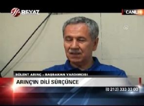 Arınç'tan güldüren şeytanımız gafı!