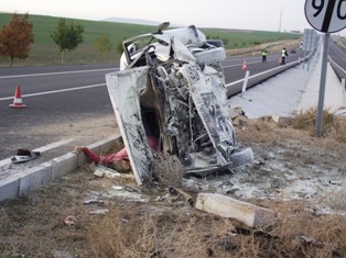 Konya'da trafik kazası: 1 ölü