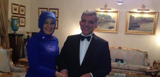 Resepsiyon sonrası Abdullah Gül'e sürpriz