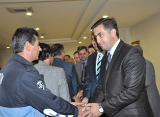 Kalaycı, çalışanlarla bayramlaştı