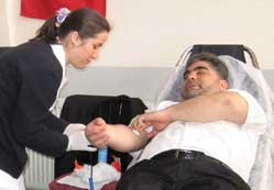 Diva Sen üyelerinden kan bağışı