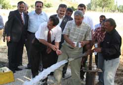 Mehmetali köyü suya kavuştu