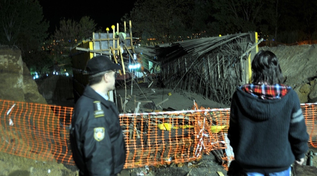 Hızlı Tren Köprü İnşaatında Göçük