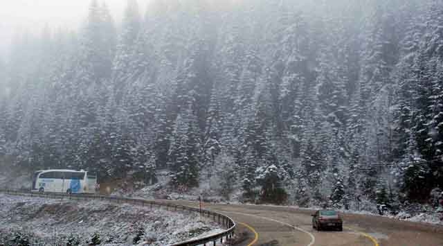 Ilgaz beyaza büründü