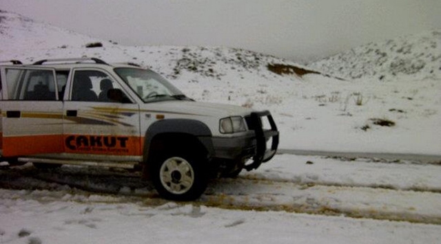 Kar yüzünden mahsur kaldılar