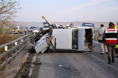 Konya'da feci kaza: 1 ölü, 1 yaralı