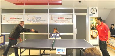 Akşehir'de masa tenisi turnuvası