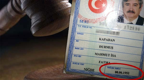 Doğum tarihi '00.06.1952'