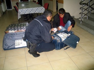 Kulu'da 770 paket kaçak sigara ele geçirildi
