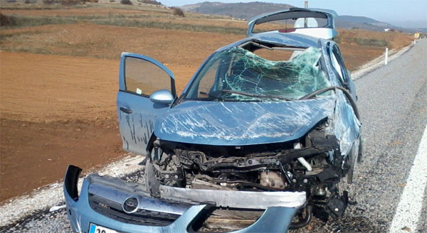 Konya'da trafik kazası: 2'si ağır 4 yaralı