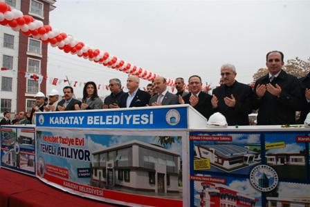 Dördüncü taziye evinin temeli atıldı