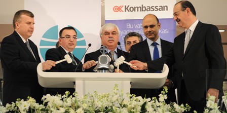 İMKB gongu Kombassan için çaldı