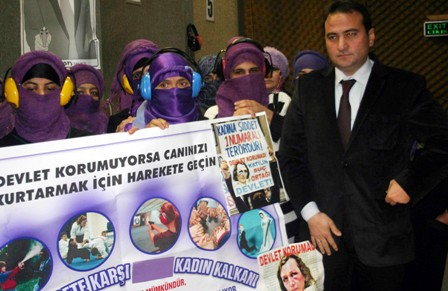 Şiddet mağduru kadınlar atış poligonunda