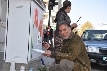 Ressamlara Bulut Aras da destek verdi