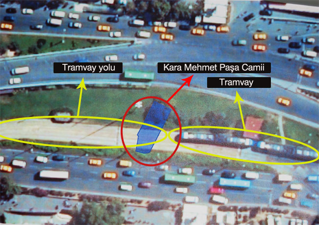 İstanbul'un kayıp camisi tramvay yolunda bulundu!