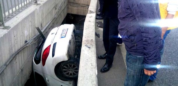 Yaptığı kazayı görünce kendi de inanamadı