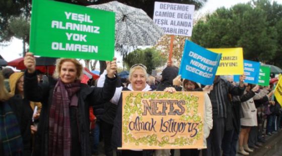 "Camiye hayır" demek için alanları doldurdular