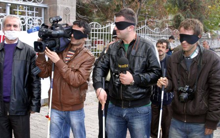 Basın mensupları empati kurdu