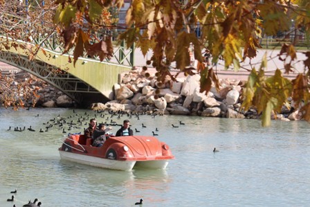 Beyşehirliler güzel havayı böyle değerlendirdi