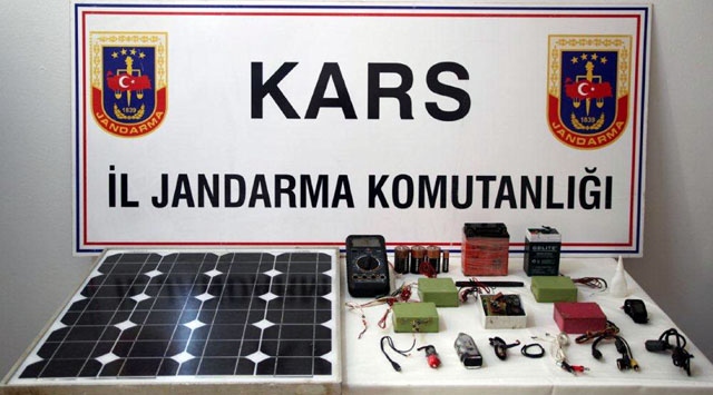 Teröristlerin sığınakları imha edildi