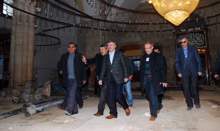 S. Selim Camii güçlendiriliyor