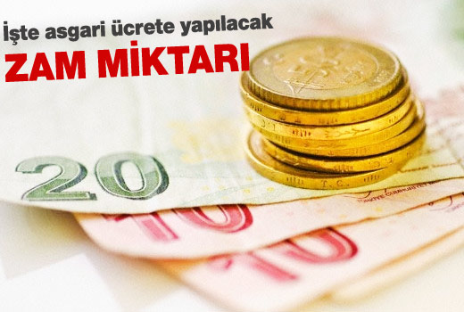 İşte asgari ücrette zam miktarı