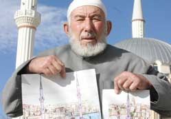 Minare ustası destek istiyor