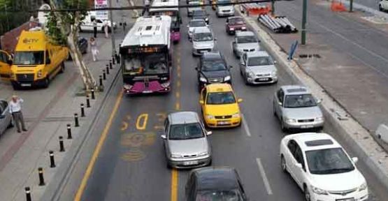 Trafikte şerit ihlaline 650 TL ceza