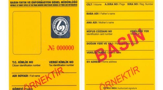 İnternet Çalışanlarına Sarı Basın Kartı Müjdesi