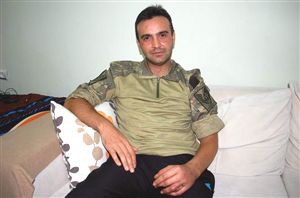 Kopan bacağıyla helikopter bekledi