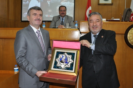 Başkan Akyürek Meclis'e konuk oldu