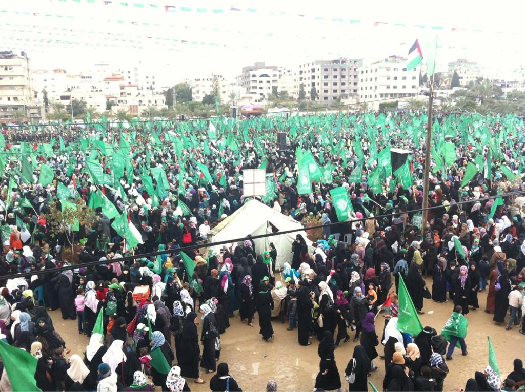 Hamas'ın 25. yıl kutlamaları başladı
