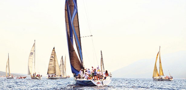 Bodrum yelken yarışlarına rüzgar engeli