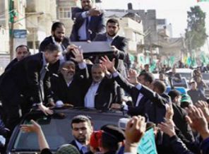 Yüzbinler Hamas için toplandı