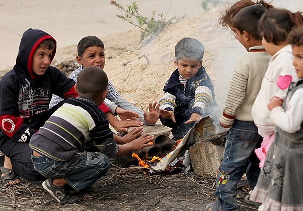 Suriyeli sığınmacılar ''soğuğa esir''